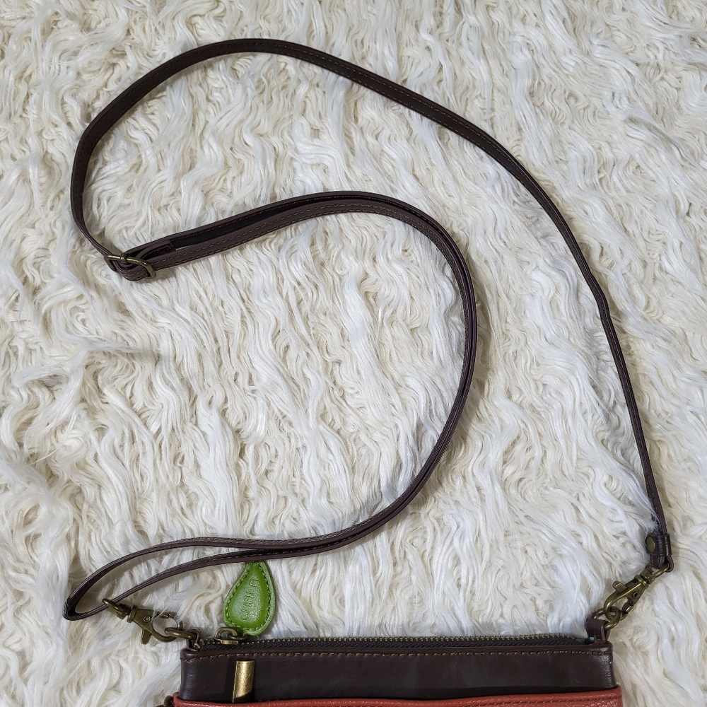 Chala Crossbody Leather Bird Design Bag With Adjustable Strap - Picture 3 of 13